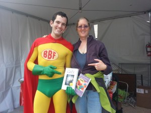 Mare with the Bookman - Baltimore Book Festival, 9/28/13